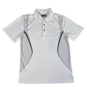 Grand Slam‎ Performance Shirt Men's S White Golf Polo 100% Polyester